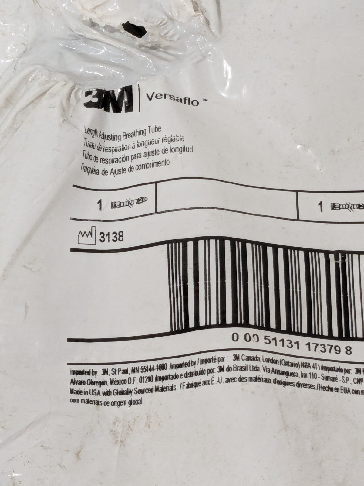 3M SAR Compatible Breathing Tube 7100009685