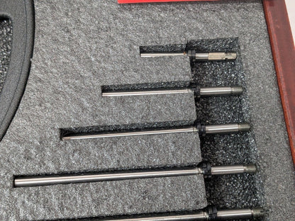 Starrett 6 Piece Mechanical Outside Micrometer Set 6 to 12" Range 72704