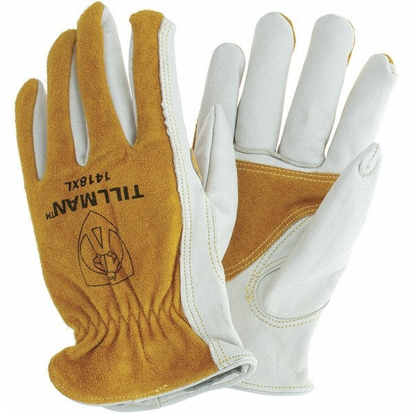 TILLMAN General Purpose Gloves Size X-Large Cowhide 1418XL