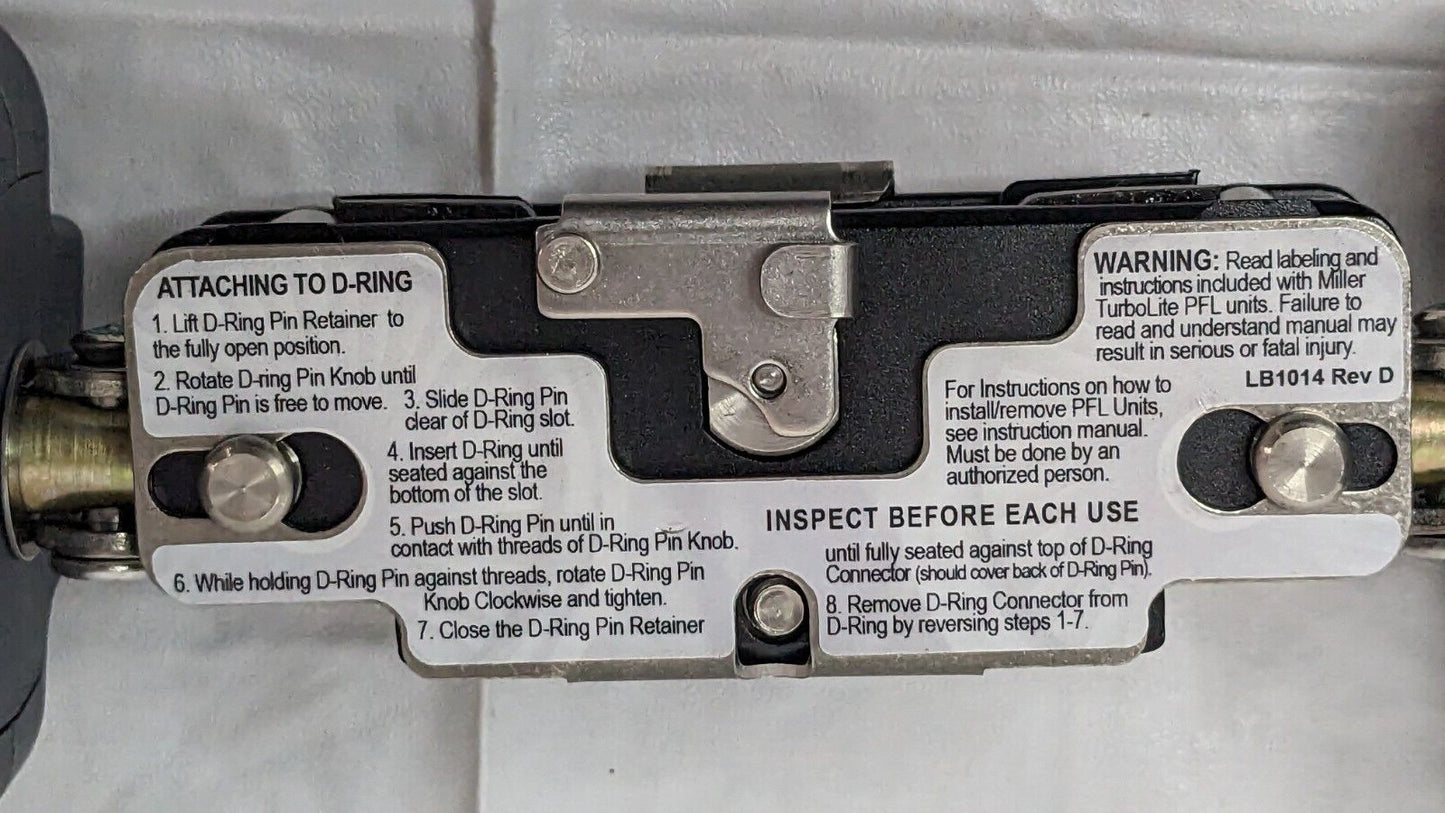 Honeywell Miller Twin Turbo T-Bak Personal Fall Limiter MFLTB-1/7.5FT