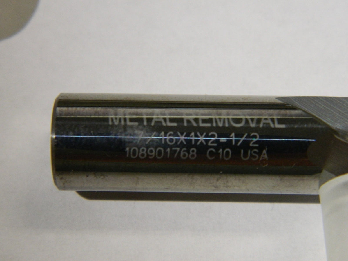 Metal Removal M30711 7/16" x 7/16" x 1" x 2-1/2" 2FL BN SEM