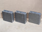 Set of 3 H&R Mfg Square Soft Jaws for 10" Lathe Chucks 1.5mm x 60 Serrated