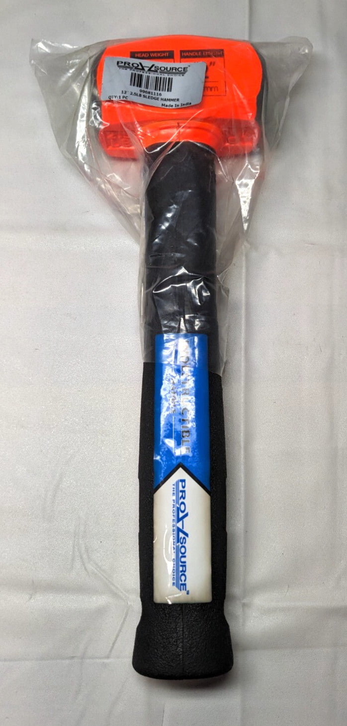 PRO-SOURCE Steel Head Sledge Hammer 2-1/2LB  PSCHID/2.5/12