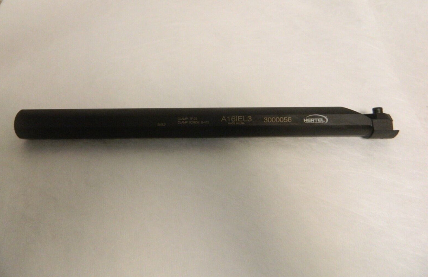 Hertel 0.195" Min Width Internal Left Hand Indexable Grooving Toolholder 3000056