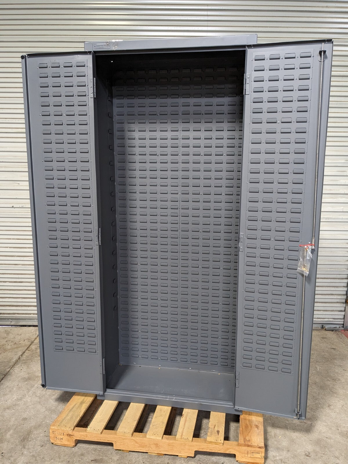 Durham Lockable Storage Cabinet w/ Bins 84" H. x 36" W. x 24" D.
