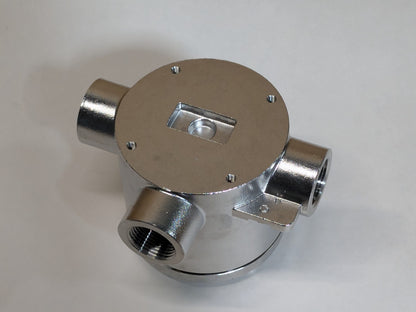 MSA JB5000 Junction Box for X/S500 Sensors 3/4" NPT Stainless Steel