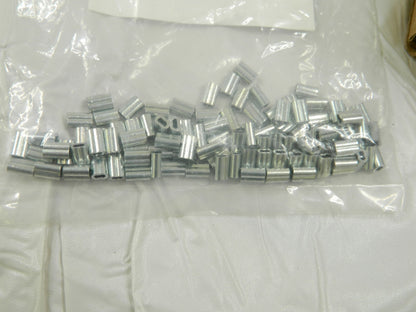 CAMPBELL Wire Rope Ferrule & Stop: 1/16 Rope Dia, Copper Qty 1,500 T7670904
