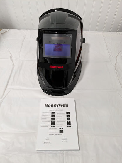 HONEYWELL Welding Helmet: Black, Shade 10, Nylon Fixed Front HW100