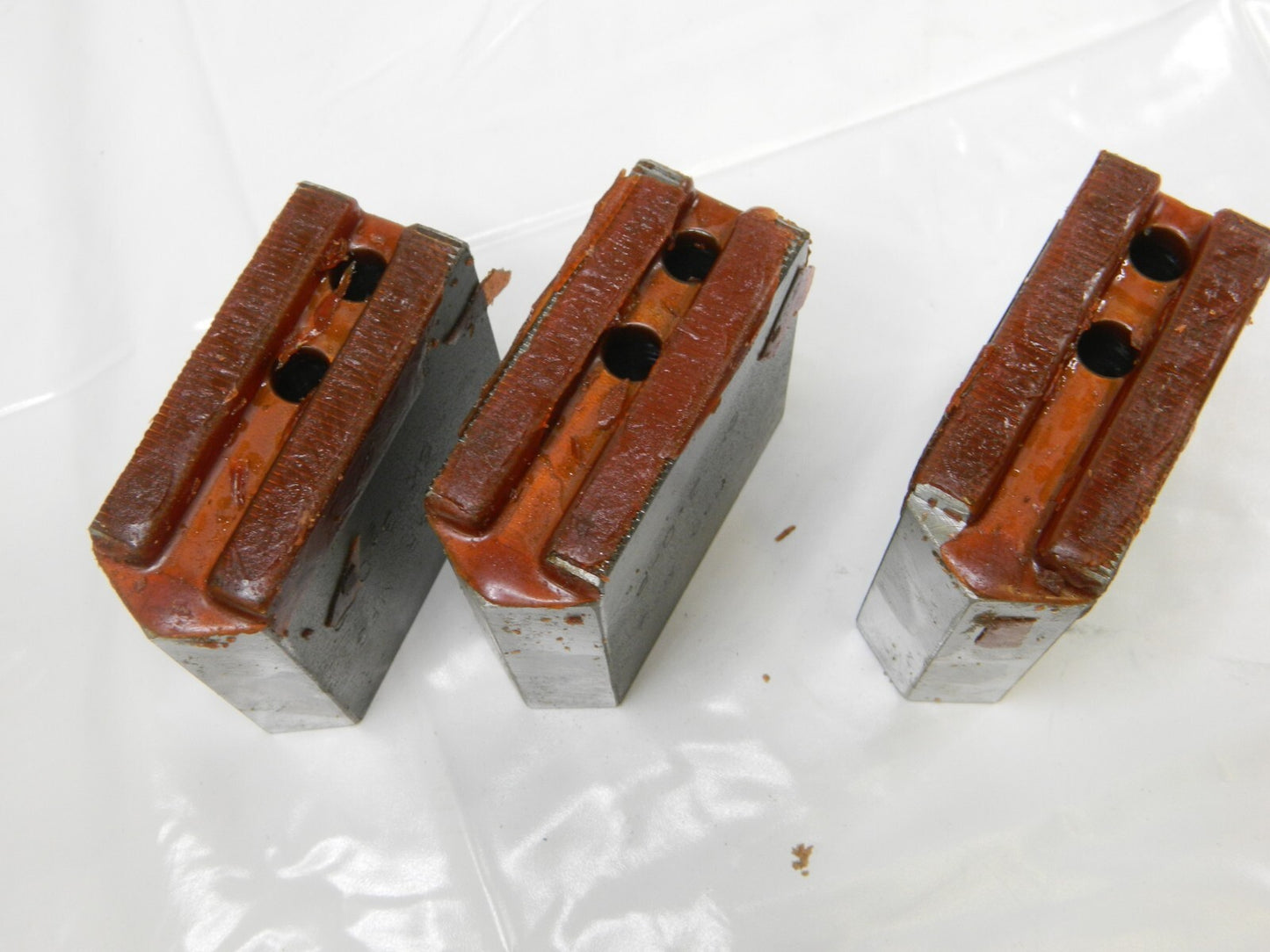 H&R Soft Lathe Chuck Jaw: Serrated 1-1/4 OAW, 3 OAH, 3-1/8 OAL Qty 3 6K-3.0-P