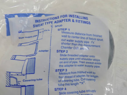Sloan Sweat Solder Kit for 1" Urinal Flushometer QTY 5 kits  H-633-AA 74720
