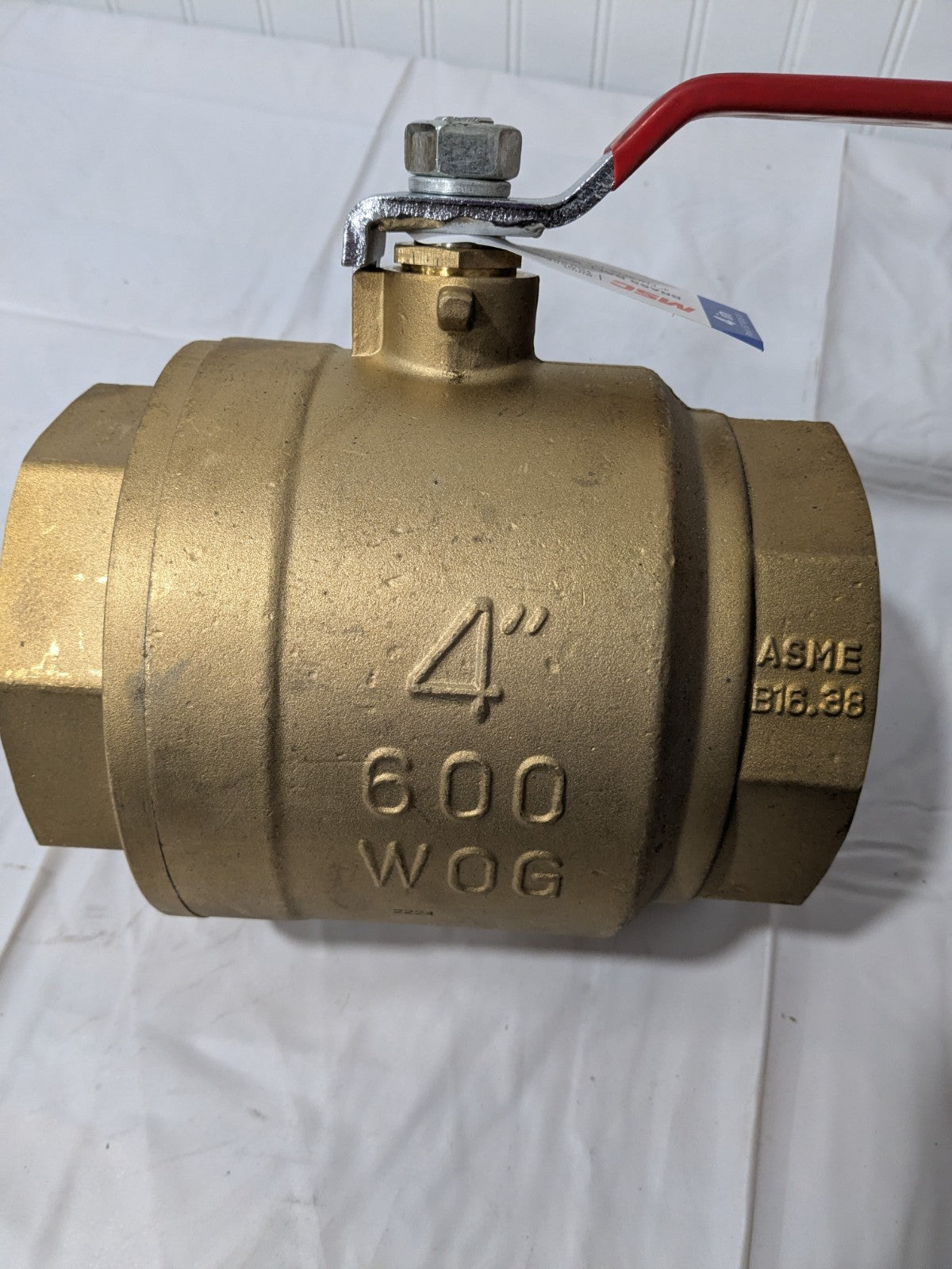 Full Port Manual Ball Valve: 4" Pipe, Full Port FNPT x FNPT TXN400
