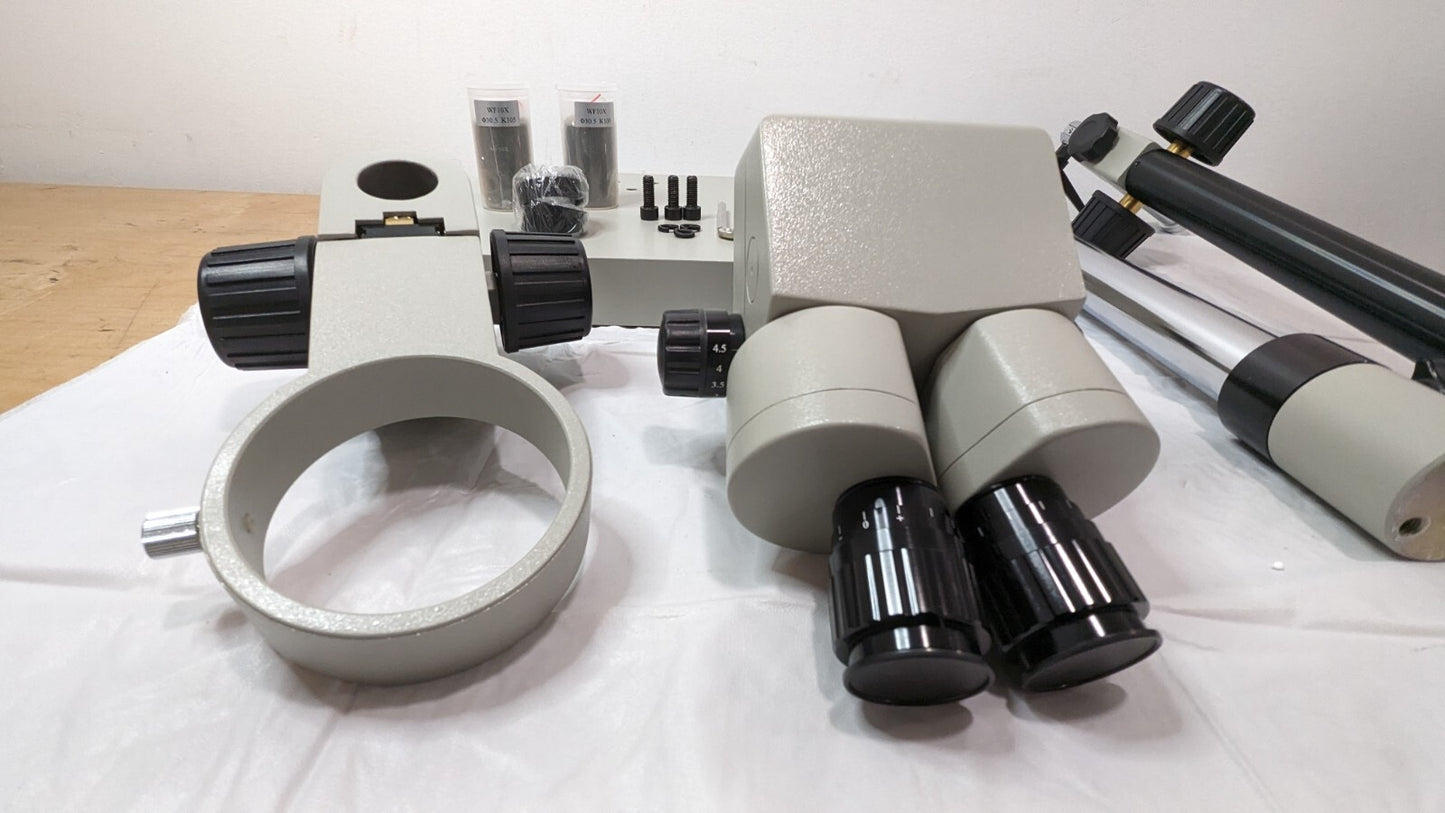 SPI Microscope on a Boom Stand 0.65X  4.5 X Magnification XTL-600 12-502-1