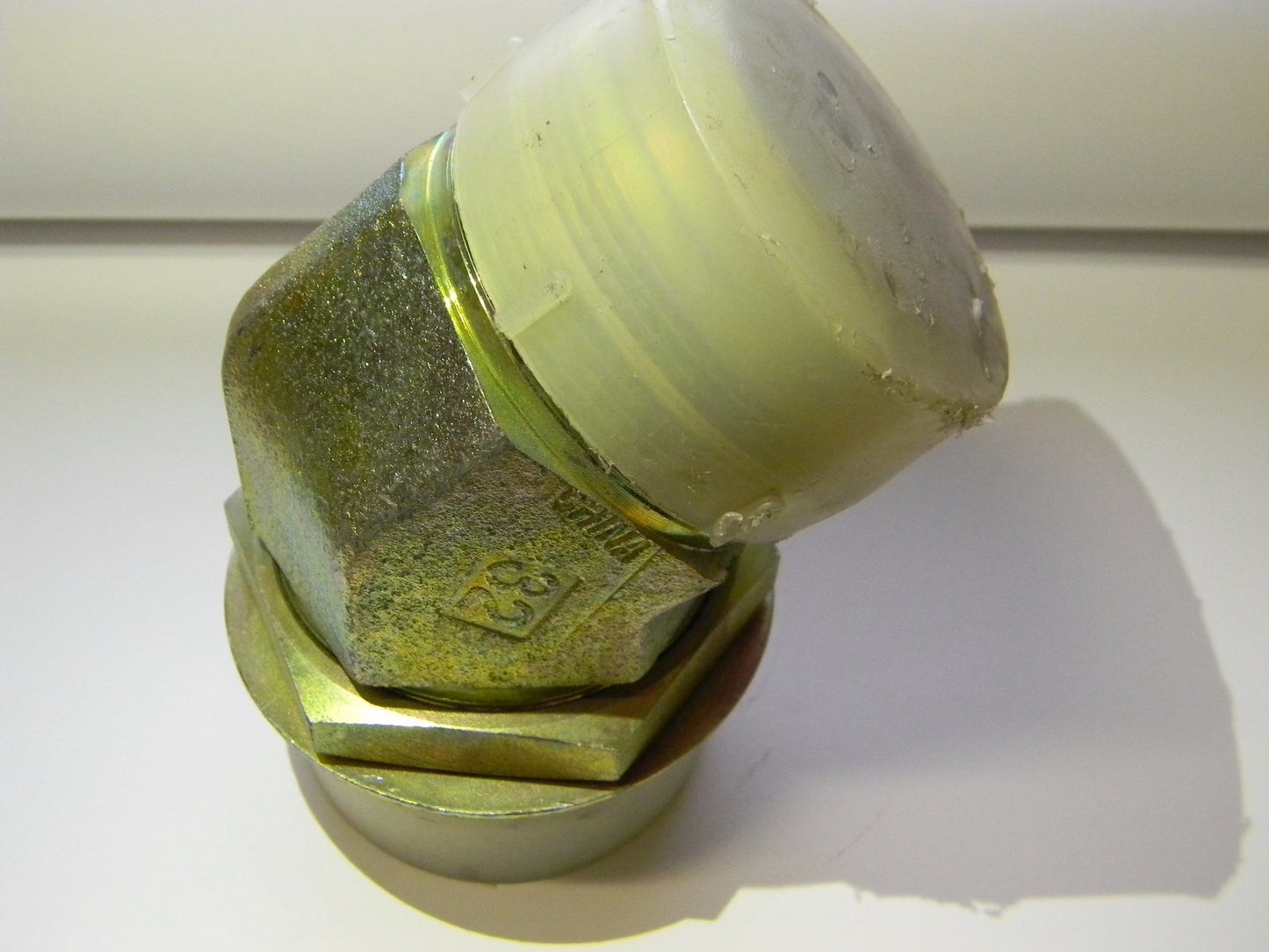 Royal Brass and Hose 2-1/2"-12 Male O-Ring Boss 45° elbow 32MJ-32MB45