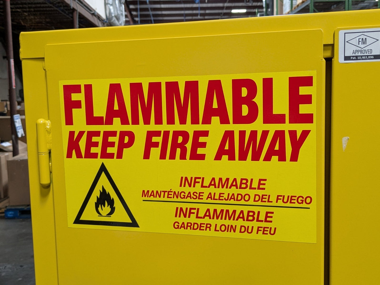 Pro Safe Safety Storage Cabinet for Flammable Hazards 60 Gal. SCRATCH N DENT