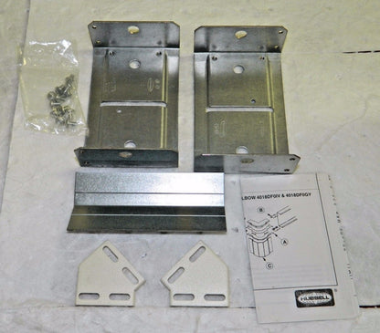 Hubbell 6.04" L x 4.59" H Wiring Device-Kellems Raceway Elbow End #HBL4712TXIV