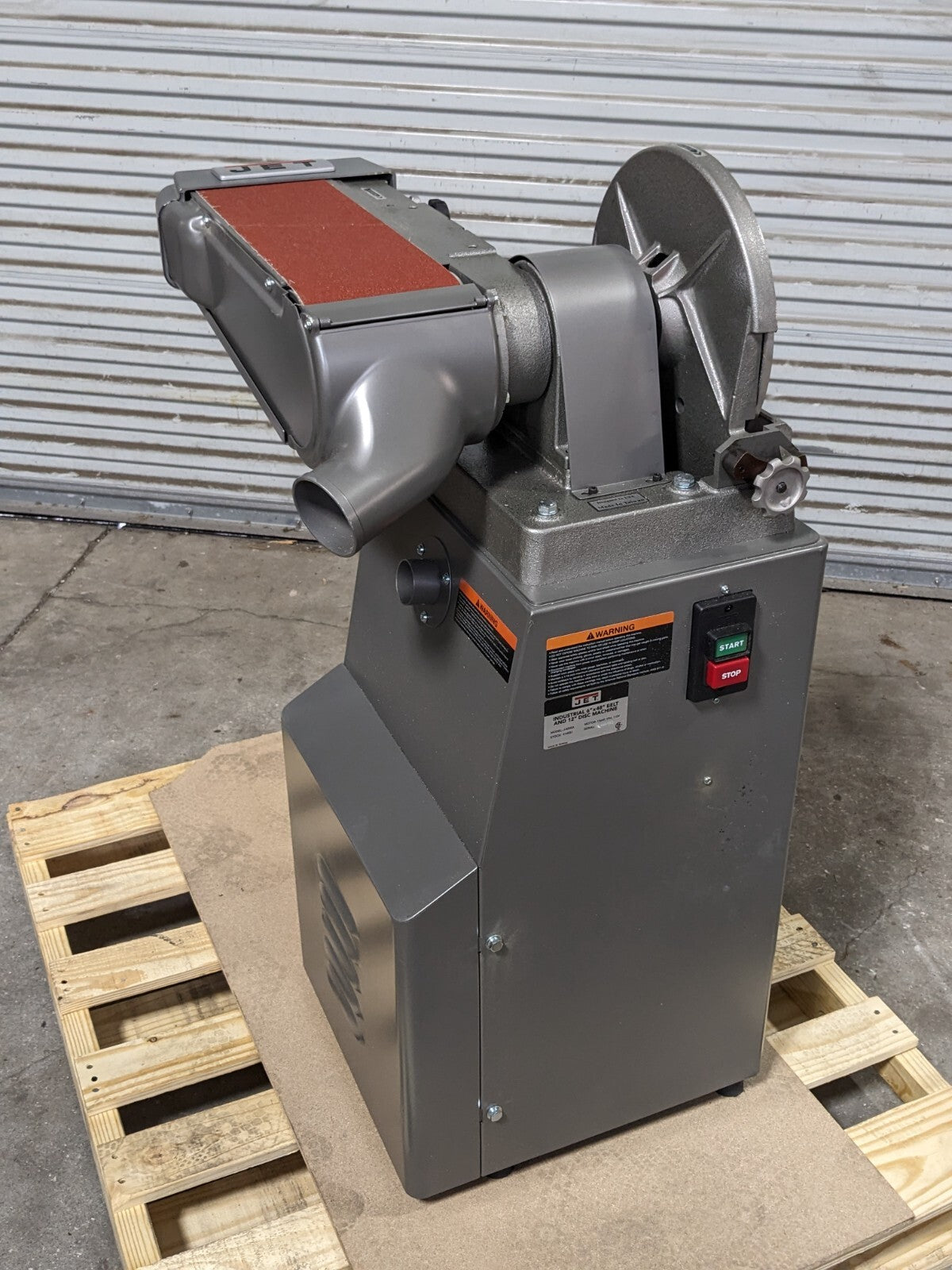 Jet Industrial Combination Sander 48" x 6" Belt / 12" Disc 414551
