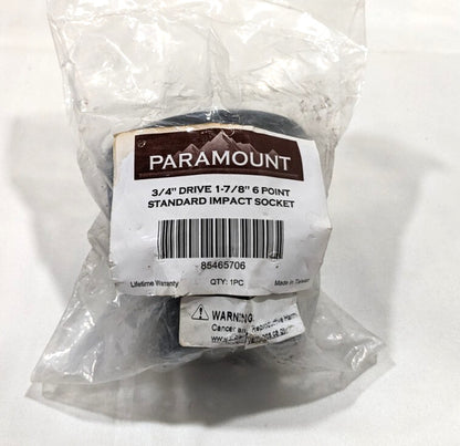 Paramount Impact Socket 1-7/8″  6PT  3/4″ Drive  PAR-M5060