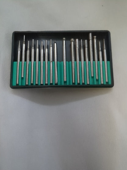18 Piece Diamond Abrasive Grinding Pin Set CAB0097