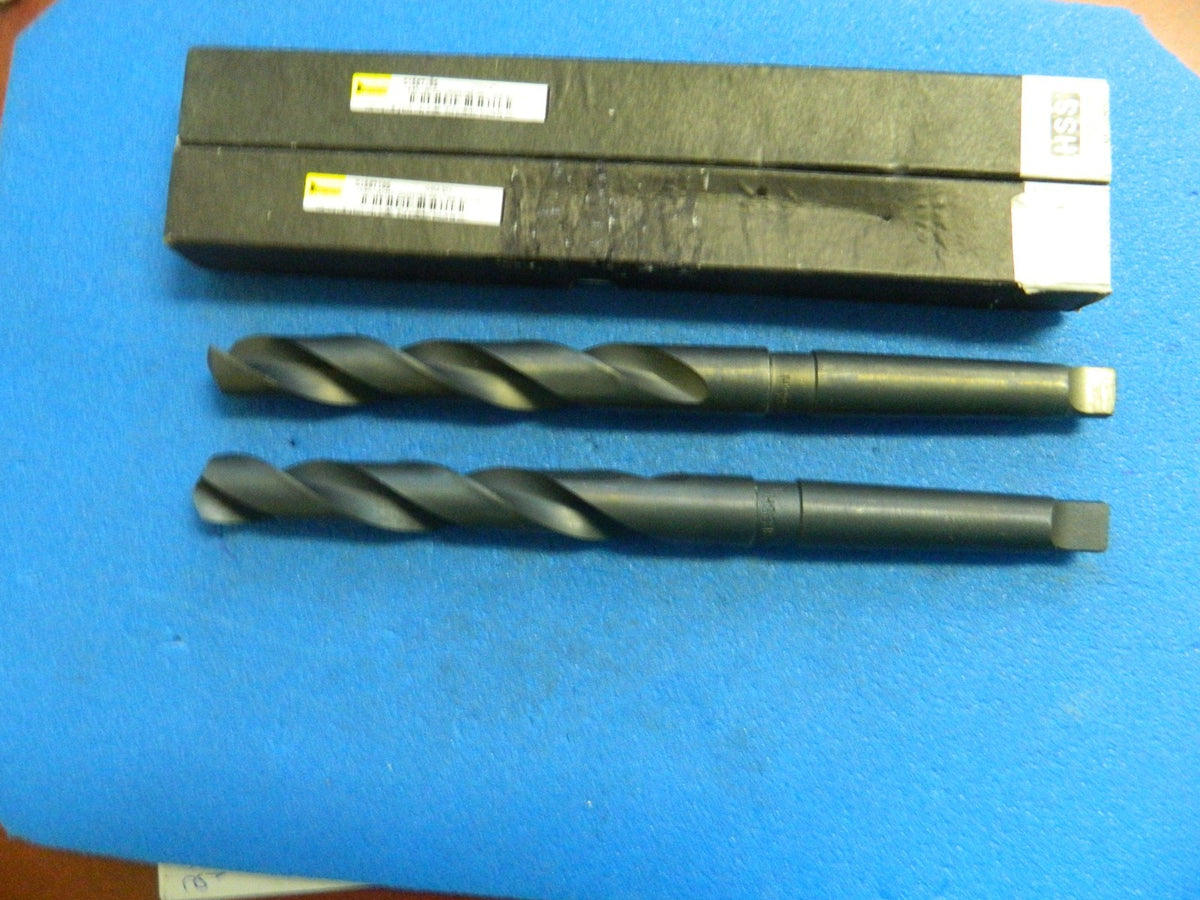 Interstate Taper Shank Drill Bits 0.7283" x 233mm OAL 2MT HSS Qty. 2 #01567