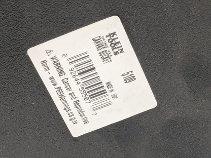 Klein Tools Canvas Bucket Wide-Opening Straight-Wall Molded Bottom 12" 5109