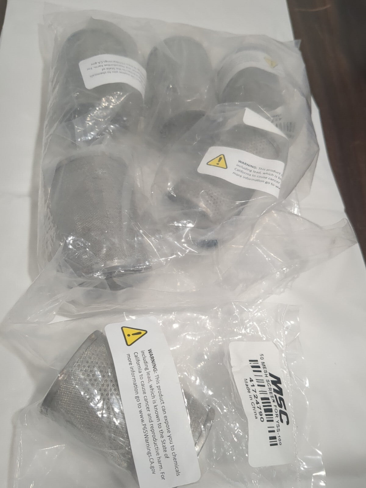 6pk of Stainless Steel Valve Strainer Screen Mesh Size 50 9710023885JP