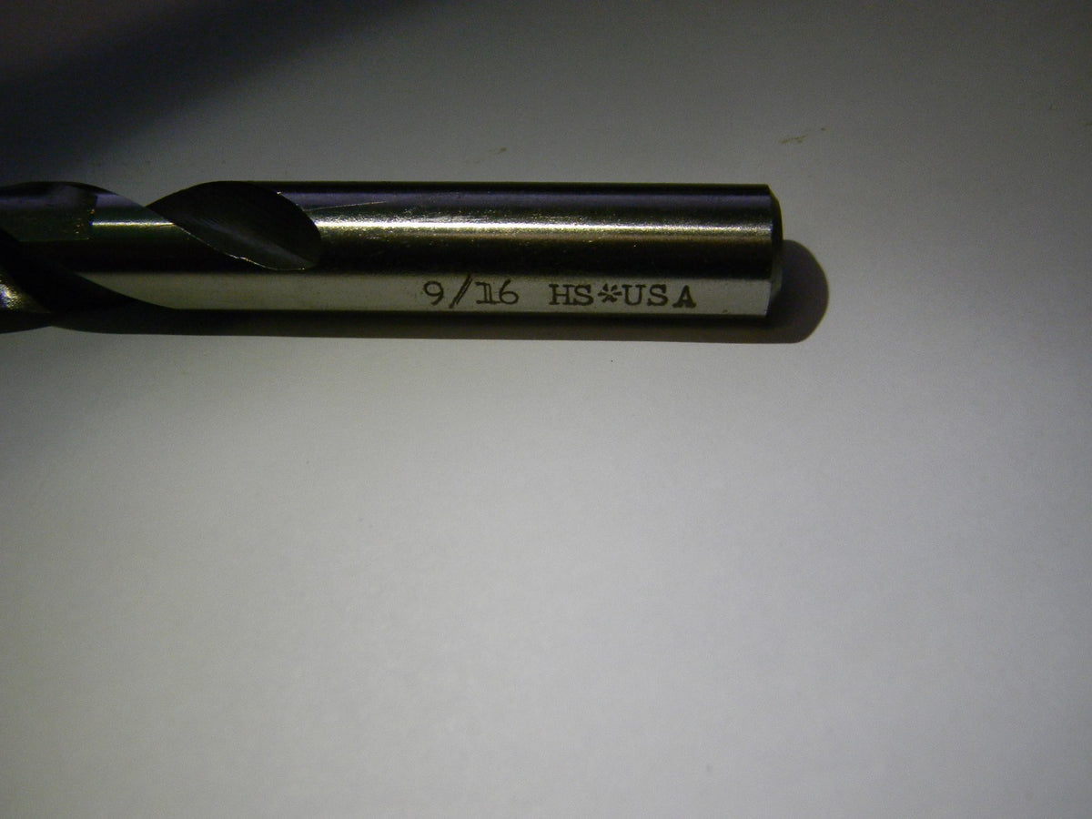 Hertel 9/16" 118° Point Bright Finish HSS Jobber Drill  QTY 2 85703676