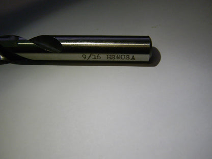 Hertel 9/16" 118° Point Bright Finish HSS Jobber Drill  QTY 2 85703676