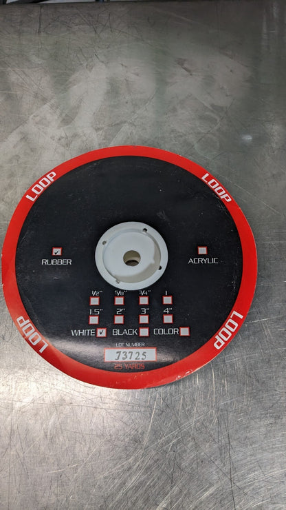 TAPE LOGIC Hook &amp; Loop Shape Dot Color White Piece Diameter 1-7/8 HLT166
