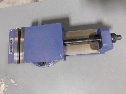 PALMGREN Machine Vise:Swivel 6"Jaw Width 6"Opening INCOMPLETE/DAMAGED 9626603