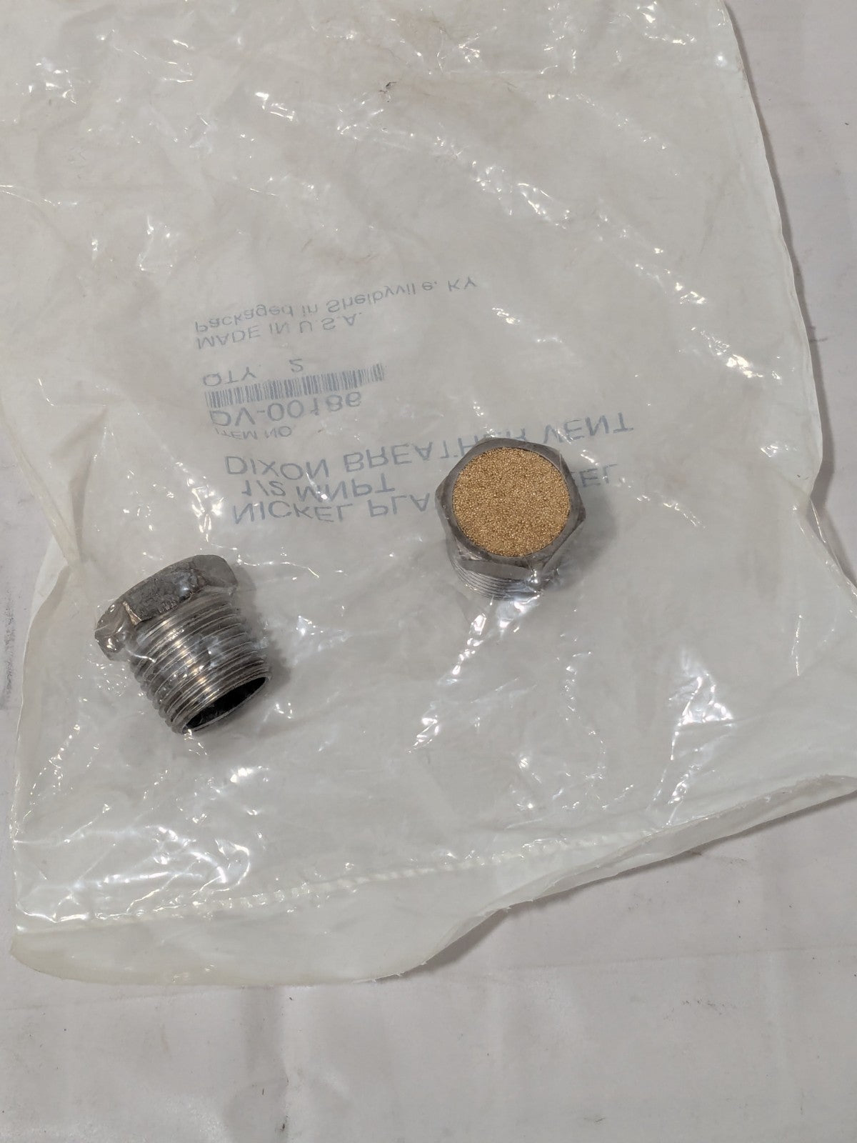 Dixon 1/2 MNPT Pneumatic Hose Venting Coupling Nickel Plated Steel 2PK DV-00186