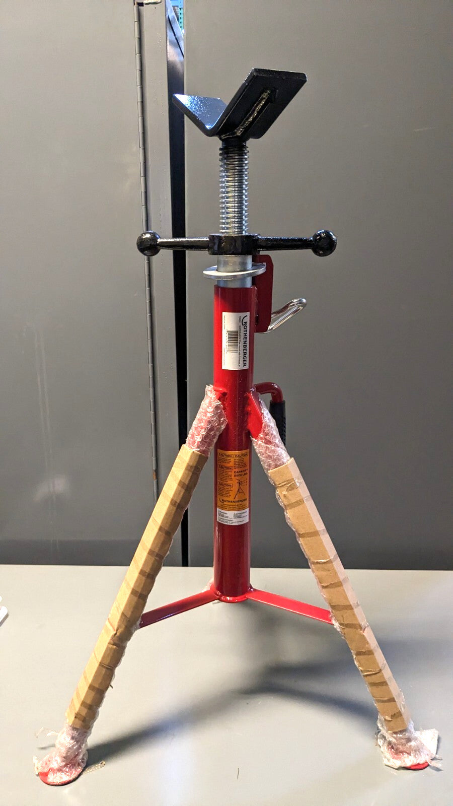 Rothenberger SuperJack V Head Pipe Stand  27" - 50"  10640