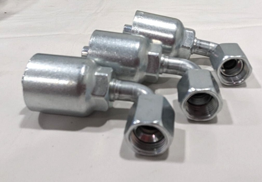 PARKER  Hydraulic Hose Female JIC Swivel Elbow  3/8 x 3/8 x 6mm KP81322 *QTY 3*