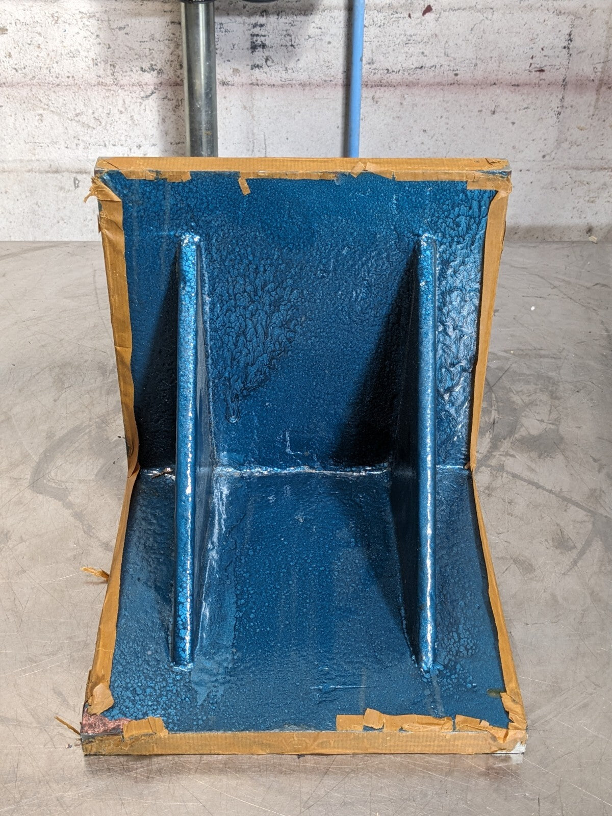 Double Web Angle Plate 10" x 10" x 10" Cast Iron Machined