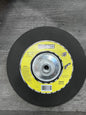 Tru-Maxx Depressed-Center Whee: Type 27 9" Dia 1/4" Thick 5/8-11 Hole, Alum OX