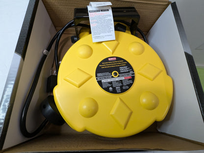 Bayco 50ft Retractable Polymer Cord Reel w/3 Outlets 13Amp SL-8903