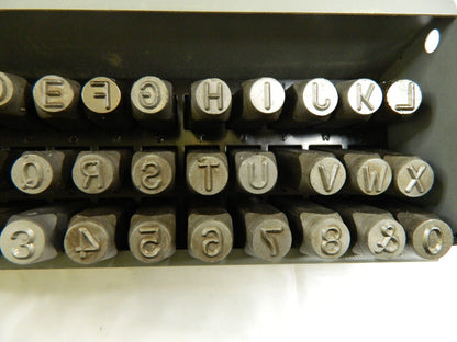 C.H. HANSON 36 Piece, 5/16 Character Steel Stamp Set 21629