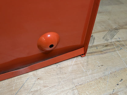 Kent Bin Storage Cabinet 9 Drawer 17" W x 11" D x 10" H Steel Orange KA9