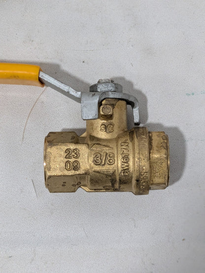 Parker Standard Ball Valve: 3/8" Pipe, Brass FNPT x FNPT Qty 2 XV520P-6