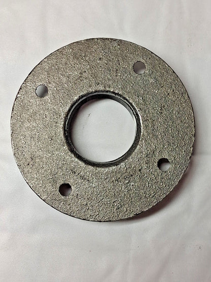 WARD Iron Floor Flanges Black 1.5" SC40 4 Hole 5 PC 13884
