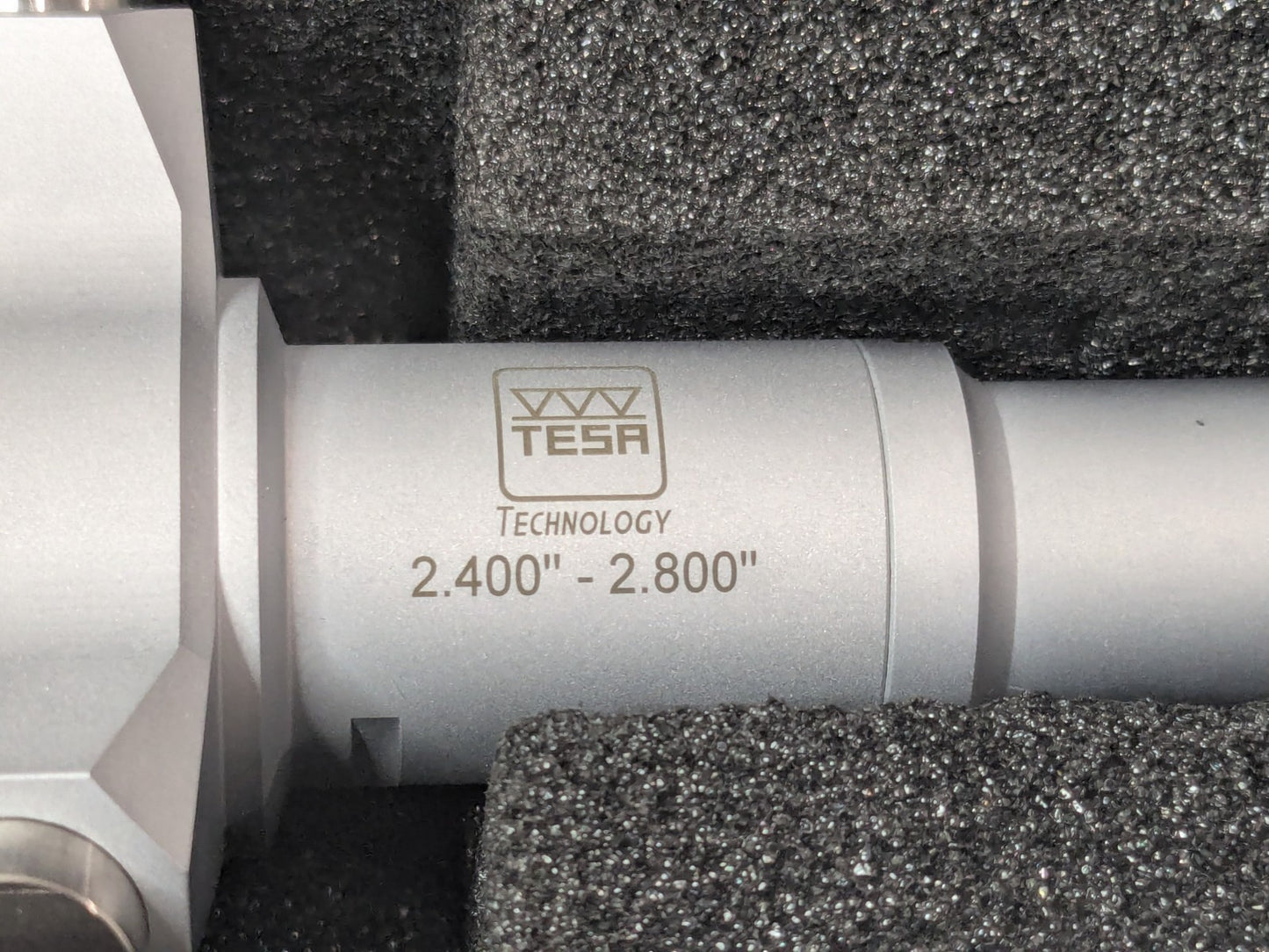 TESA Brown &amp; Sharpe Mechanical Inside Micrometer 2.400" to 2.800"