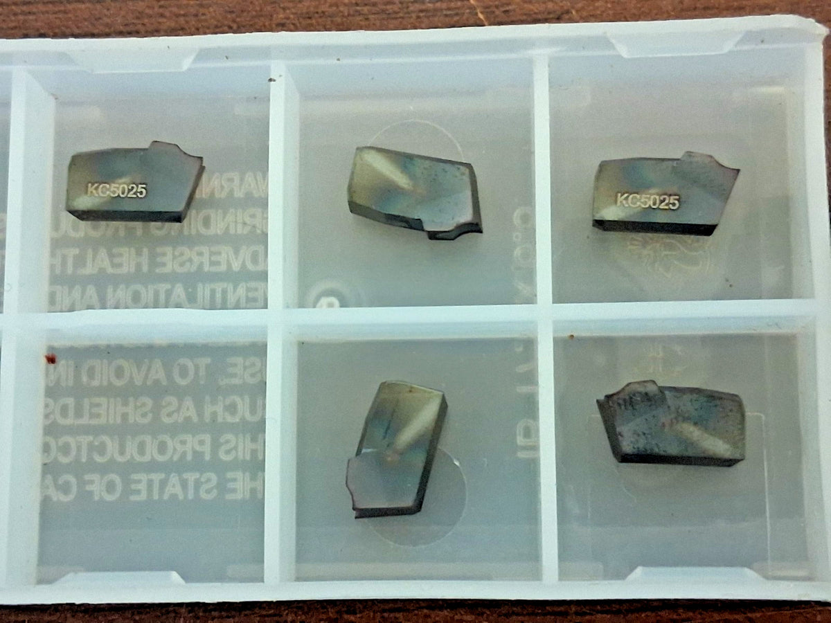 Kennametal Carbide Cutoff Inserts QTY5 3.00 mm Cutting Width 1790199