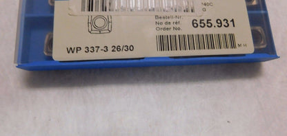 Kaiser Carbide Insert WP 337-3 26/30 Box of 10 655.931