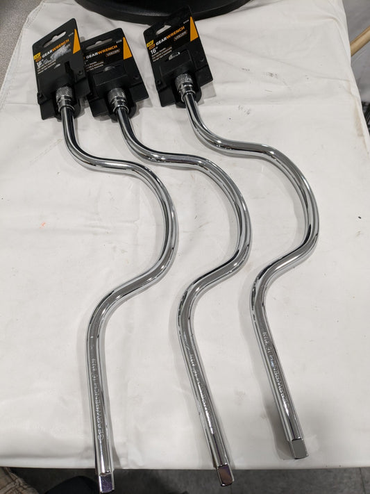 GEARWRENCH Speed Handle: Chrome-Plated 16" OAL Qty 3 81239