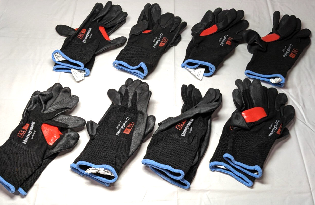 HONEYWELL Puncture & Abrasion Resistant Gloves Med A1-A  *QTY 8 Pair *  21-1515B