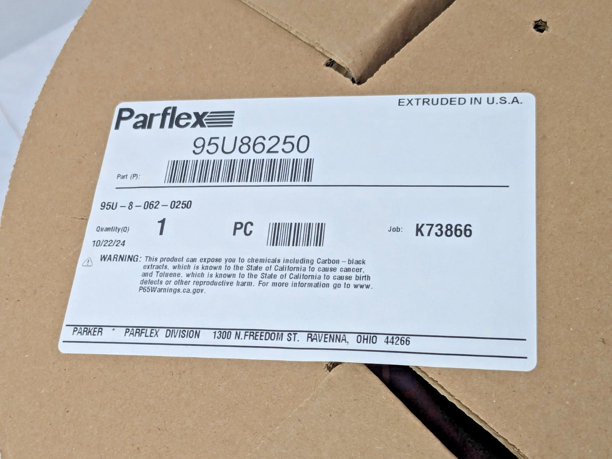 Parker Polyurethane Tube 3/8" ID x 1/2" OD X 250 Ft Long 95U-8-062-025