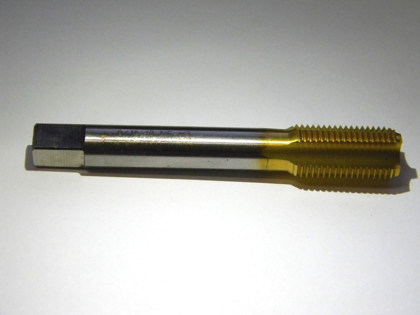 Cleveland 9/16"-18 UNF H3 4Fl TiN Coated HSS Standard Hand Tap QTY 2  C55238