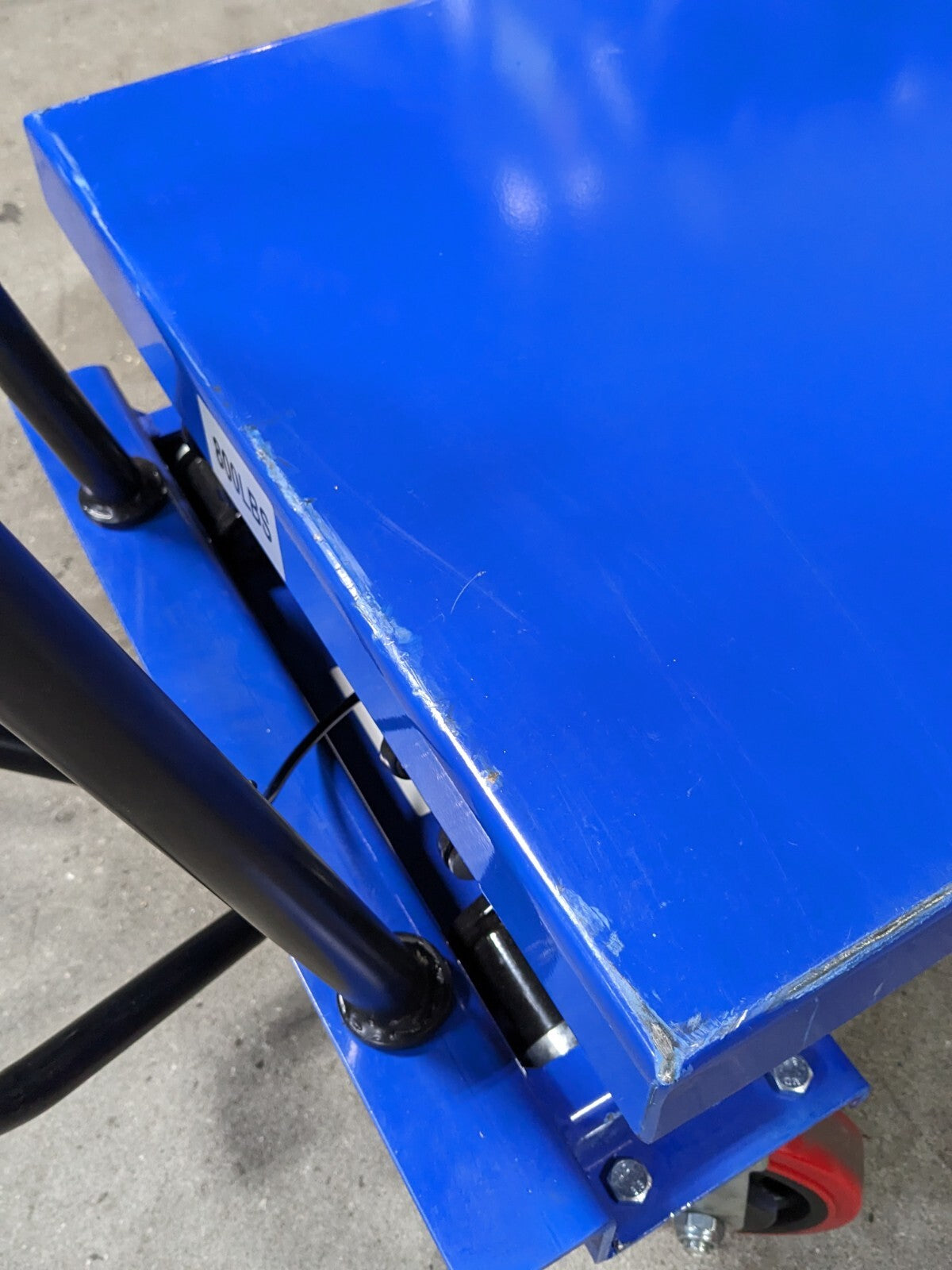 Pro Source Hydraulic Scissor Lift Cart 800 lb. Capacity 35" x 20" Plat