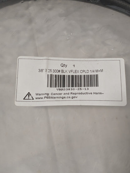 Continental Oil Resistant Air Hose: 3/8" ID, 25' 300 Working psi VRK03830-25-13
