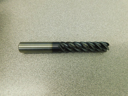 Weldon Spiral Flute Twist Drill 5FL 1/2" Dia 1/2" Shank 2" LOC WM