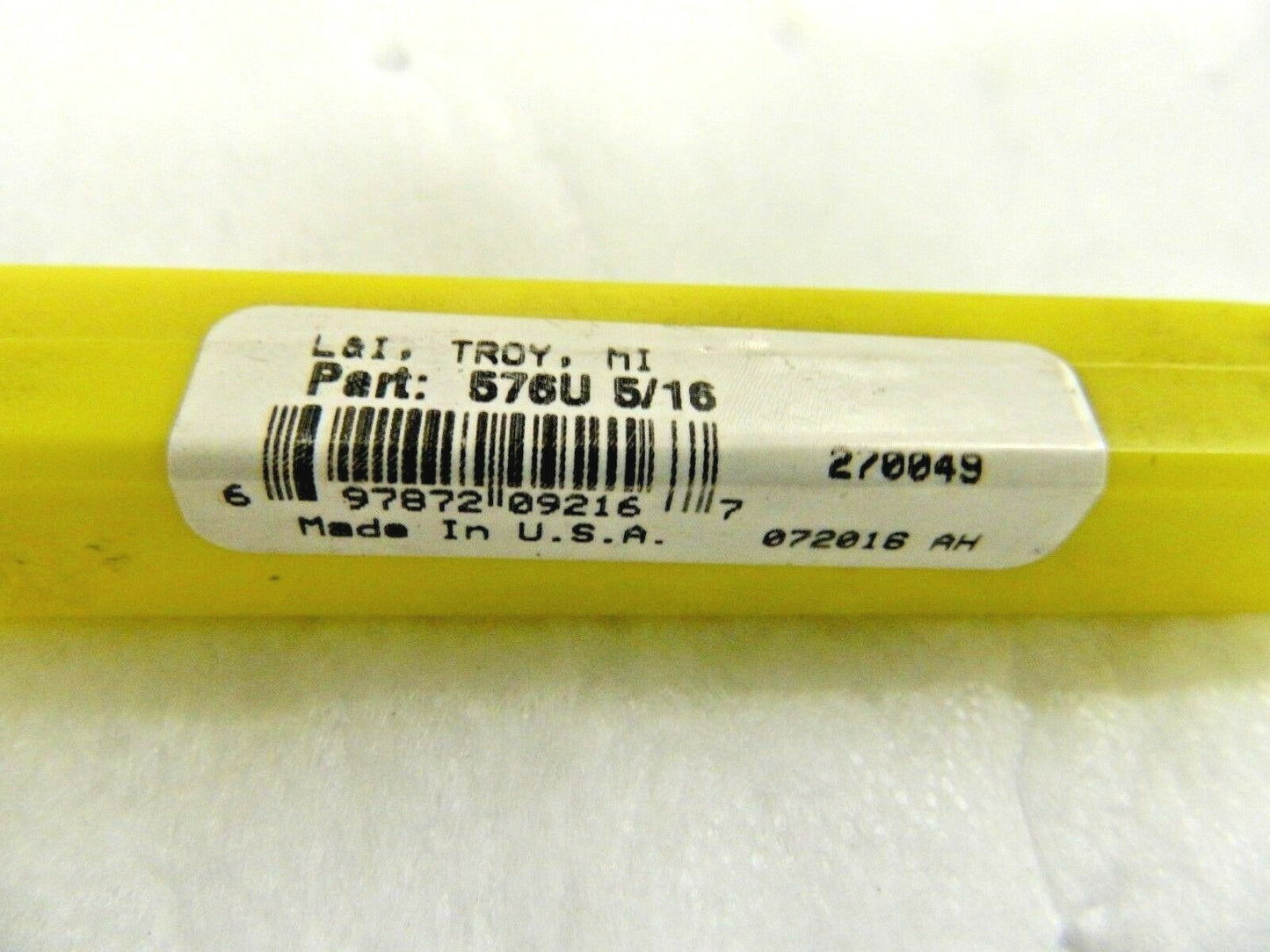 L &amp; I Expansion Hand Reamer HSS RH  5/16" Dia x 4 -1/2" OAL 6FL  5